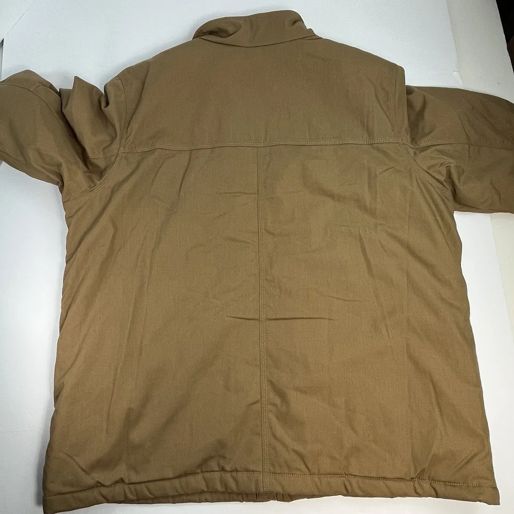 NEW Columbia Loma Vista II Jacket Men's Size XXL Coat Fleece Lined Brown Canvas